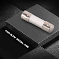 Miniatyrbillede 2 af 5: 10 stk. 250V 0.5A 500mA Hurtigvirkende Keramiske Sikringer Rør 5mm x 20mm