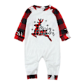 Pikkukuva 1 / 3: Hyvää joulua Perheen ruudullinen print Pyjamas Lounge Wear Baby M