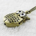 Miniatyrbilde 5 av 5: Ugle Quartz Lommeur Unisex Casual Halskjede Lommeur