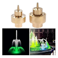 Pikkukuva 5 / 5: 1 tuuman messinkinen DN25 suihkulähdesuutin pylväs vesilähdesuutin sprinklerisuihkupäät lammikkoon Bring Edition d