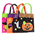 Miniatyrbillede 2 af 5: 4 stk. Tote slikpose Sjov Søde Kreativ Slikpose Gavepose Halloween Slikposer