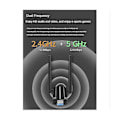 Pikkukuva 5 / 5: Ax1800m Usb Wifi -sovitin PC:lle, Usb 3.0 Wifi -dongle, 2.4g/5g Dual Band langaton sovitin pöytäkoneelle