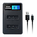 Miniatyrbilde 1 av 4: For Sony NP-BX1 Smart LCD Display USB Dobbeltlader