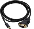 Miniatyrbilde 1 av 3: Usb-c Til Vga, Thunderbolt 3 Type C Til Vga Hann-konverter Adapterkabel 1.8m
