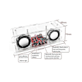 Miniatyrbild 4 av 5: DIY Bluetooth Högtalarkit Elektronik DIY Lödningsprojekt Öva Lödningsmontering DIY Elektronisk