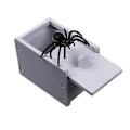 Miniatyrbillede 2 af 4: Spider Prank Scare Box Træ Surprise Æske Scary Box Joke Horror Sjov Prank Halloween Legetøj Ny