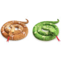 Pikkukuva 4 / 5: Jättiläinen Boa Constrictor täytetty lelu Halloweeniin ja kummitustalon sisustukseen, 180cm green