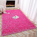 Miniatyrbild 3 av 5: Tflycq Soft Fluffy Area Mattor Kompatibel med Sovrum Barnrum Plysch Shaggy Nursery Matta Furry Throw Mattor Kompatibel med Pojkar Flickor, College Sovsal Hot Pink 1.3 *2 Feet