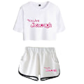 Pikkukuva 1 / 5: I Am Kenough Merch 2023 Uusi elokuva, kaksiosainen set , lyhythihainen, napapaita + shortsit Hauskat naisten setit syntymäpäivälahja style 3 XS