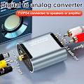 Miniatyrbilde 3 av 5: Audio Dekoder Konverter Koaksial Optisk Fiber Digital Lyd Til Analog 3.5 Jack L/r Rca Spdif Stereo