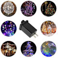 Miniatyrbillede 4 af 5: 4.5V 1A Stik LED Strømforsyning LED Transformer Stik Adapter IP44 Vandtæt LED Lys Strip Adapter til Jul EU STIK Edition d