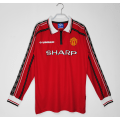 Miniatyrbilde 1 av 5: Retro Legend 98-99 Manchester United Jersey Langermet Stam NO.6 S