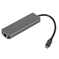Pikkukuva 5 / 5: 5-in-1 USB Type C -keskitinadapteri telakalla, jossa 4K HDMI PD RJ45 Ethernet LAN -lataus