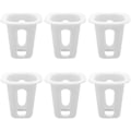 Miniatyrbillede 1 af 5: 50 Stykker Plastik Have Net Kopper Plantekurv Sæt Have Mesh Slidsede Planteskole Net Potte til Hydroponics Aquaponics Orkideer