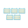 Miniatyrbillede 1 af 5: 5 stk. støvsuger Hepa filter til Fc5832 Fc5835 Fc5836 Fc5982 Fc5988 Fc9350 Fc9351 Fc9352 Fc9353