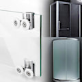 Miniatyrbilde 3 av 4: 4 stk Dusjdørhjul 23mm Dusjdørruller Kraftig Sink Legering Dobbelthjul For Både Flat Sli SPK