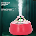 Miniatyrbillede 5 af 5: 200 ml Luftfugter USB-opladning Aromaterapi Diffuser Bordlampe Mini Mist Maker (Rød Rosaguld)