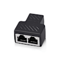 Miniatyrbild 3 av 5: 2 Port RJ45 Splitter Adapter LAN Nätverk Ethernet Kabelkontakt 1X