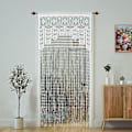 Miniatyrbild 1 av 5: 2 st Macrame Spetsdörrgardiner för dörröppningar, rumsavdelare dörröppning Hippie fönsterpanel rumsavdelare vägg garderob gardiner för sovrum garderobsdörr