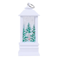Miniatyrbillede 1 af 2: Juletema Dekorativ Lanterne Bedårende Natlampe Udsøgt Desktop LED-lys til Hjem Soveværelse (Stor Bronze Snemand Uden Batteri)