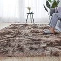 Pikkukuva 1 / 5: Tflycq Soft Modern Indoor Shaggy 4x6.6 Matto Makuuhuoneeseen Olohuoneeseen Asuntola Lastenhuoneeseen Kodin koristeellinen, Liukumaton Pehmo Pörröinen Pörröinen Turkisalue Matot Mukavat sairaanhoitajat 2 * 4 Ft.