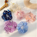 Miniatyrbillede 4 af 5: Kvinders Elastiske Kawaii Mesh Hårbånd Bind Søde Sy Piger Blonder Scrunchi Butterfly Tulle Hårtilbehør (farve: Hvid)