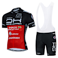 Pikkukuva 1 / 5: Team Androni Giocattoli Set MTB Jersey Pyörävaatteet Kesä Maantiepyöräpaita Miesten lyhyt Maillot Ropa Ciclismo Suit White 3XL