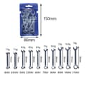 10 st/set Professionell Mini Kombinationsnyckel Set 4-11mm Metrisk Liten