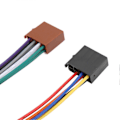Miniatyrbillede 5 af 5: ISO Radio Ledningsnet Stik Adapter Han til Hun 16 Pin ISO Hun Radio Receiver Kabel