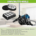 Pikkukuva 4 / 5: HEPA-suodattimen vaihto Bosch BBZ152EF Series 2 BGC05 BGS05 BGC05A320 BGC05A220A -imureille