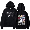 Miniatyrbillede 1 af 2: Tylor Ers r 0 Ccert r Crewc Taylor Swift 1989 hættetrøje til mænd og kvinder black M