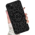 Senaste iPhone 15-telefonfodral [Magnsafe-kompatibel] Sött leopardmönstrat magnetiskt skyddsfodral.
