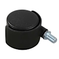 Miniatyrbilde 4 av 5: Plast Svingbart Hjul 8mm Skruefeste 1.5-tommers Dia Hjul 4 stk