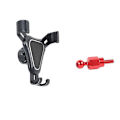 Miniatyrbilde 2 av 5: Multifunksjonell telefonholderbrakett for Jimny Jb74 2019 2020 2021 2022 biltilbehør, svart