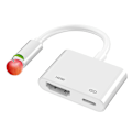 Pikkukuva 1 / 2: Lightning HDMI Digitaalinen TV AV -sovitinkaapeli Apple iPhone iPad 5 6 7 8 Plus X Betterlifefg