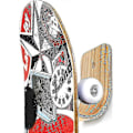 Miniatyrbillede 3 af 5: Bimirth Skateboard Vægbeslag Træ Skateboard Hænger Holder Stativ Display