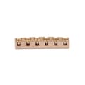 1st 43mm Bredd Justerbar Höjd Mässing Metall Gitarr Bell Nut För Strat Elgitarr Ersättning Dekorativt Tillbehör