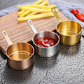 Miniatyrbillede 2 af 5: Dipsauce Skål Høj Holdbarhed Rustfri Stål Soyasauce Dyp Skål Krydderi Blanding