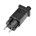 Miniatyrbillede 3 af 5: 4.5V 1A Stik LED Strømforsyning LED Transformer Stik Adapter IP44 Vandtæt LED Lys Strip Adapter til Jul EU STIK Edition d