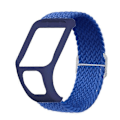 Miniatyrbillede 2 af 3: Kompatibel med TomTom Runner 2/Runner 3/Spark/Adventurer Elastisk Vævet Smart Watch Rem Justerbar Håndledsrem DarkBlue