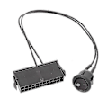 Miniatyrbillede 2 af 5: 24 Pin Hun ATX PSU Strømforsyning Starter Tester Start Op Jumper ON OFF Switch Kabel 18AWG 30CM