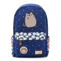 Miniatyrbilde 1 av 5: Fat cat mochila søt lerretsveske kawaii ryggsekk ungdoms skulderveske style 9