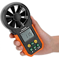Miniatyrbillede 4 af 5: Anemometer PEAKMETER PM6252A Digital Vindhastighedsmåler Luftmængdemåling