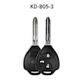 Pikkukuva 5 / 5: KEYDIY B05-3 Kaukosäädin Auton Avain Universaali 3 Painiketta Tyyliin KD900/-X2 MINI/ URG200 Ohjelmalle
