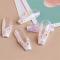 Miniatyrbild 3 av 5: 3D Blommor Nagelberlocker och Metall Kaviar Pärlor, 6 Fack Blandade 3D Akryl Nagelkonst Tillbehör Nageldesign för DIY Nageldekorationer Nagelkonst Material ##