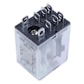 Pikkukuva 1 / 5: JQX-13F LY2 DC 12V kela 8-nastainen DPDT vihreä LED-elektromagneettinen rele