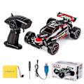 Pikkukuva 1 / 5: Rc Racing -autot 2,4 GHz radio-ohjattava auto 1:20 2wd (punainen 23211)