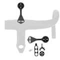Miniatyrbillede 4 af 5: Til F12 F MOST Styr Cykel Carbon Styr Carbon Computer Mount Cykel Computer Mount