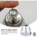 Miniatyrbillede 5 af 5: 180 ml Push Down Pumpe Dispenser Glasflaske Låsbar Pumpe Dispenser Flaske Push Down Manicure Til Neglelak Makeupfjerner
