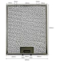 Miniatyrbillede 4 af 5: 3 stk. Belling Universal 320 x 260 mm Metal Kogepladeemhætte Fedtfilter